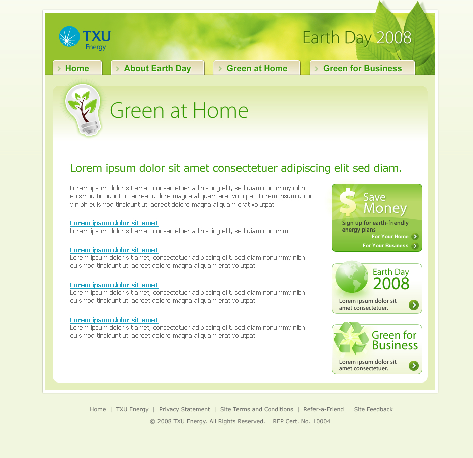 TXU Earthday