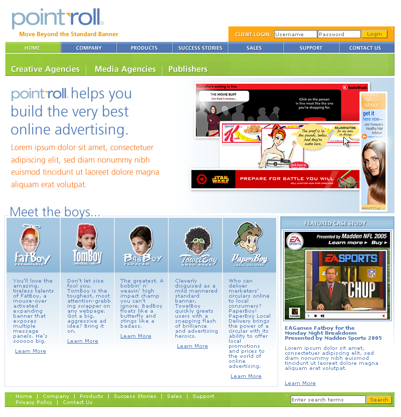 Pointroll Website