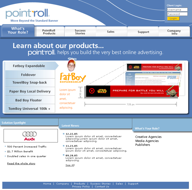 Pointroll Website