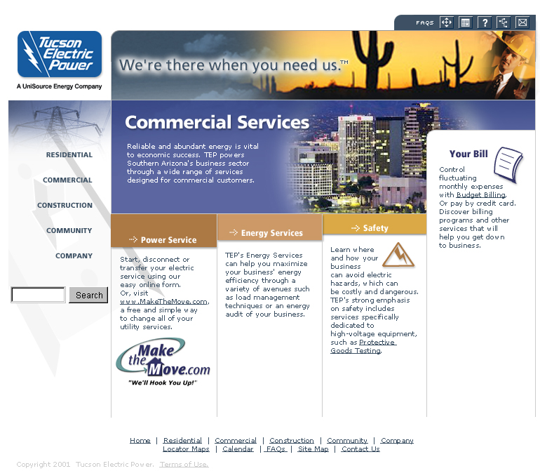 TEP Website Design