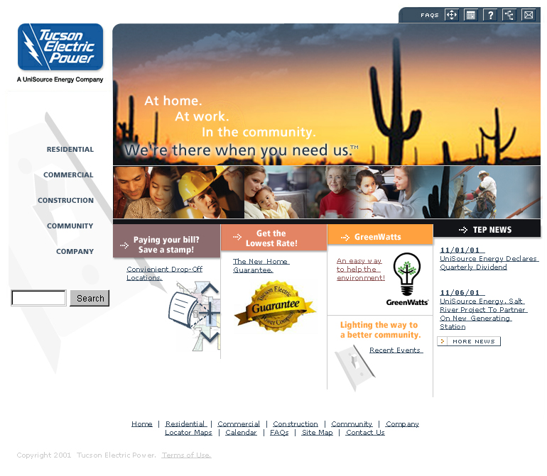 TEP Website Design